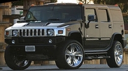 2003 Hummer H2 on Foose Spank 8-Lug Chrome Wheels