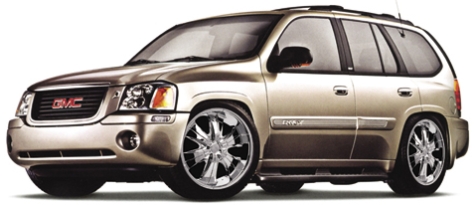 2005 GMC Envoy on Velocity VW166 Chrome Wheels