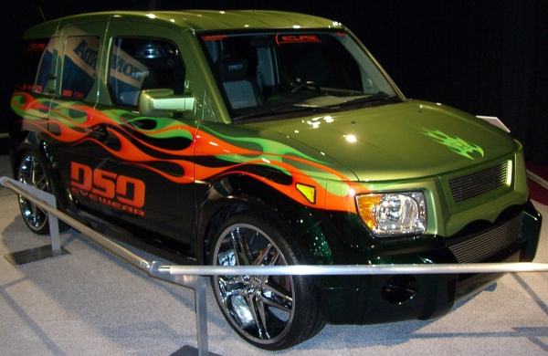 2006 Honda Element on Dub Dirty Dog Chrome Wheels