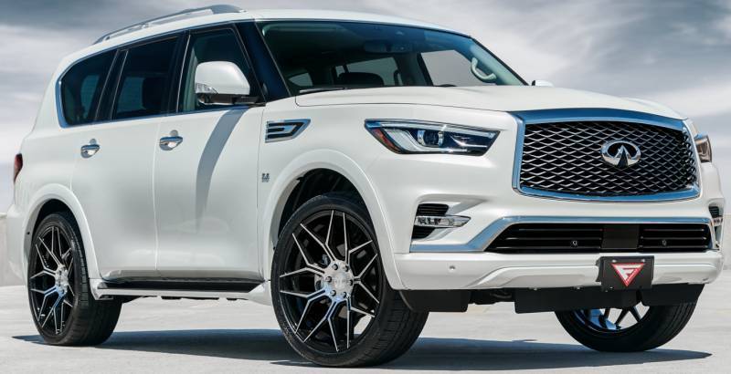 2018 Infiniti QX80 on Ferrada FT3 Machine Black