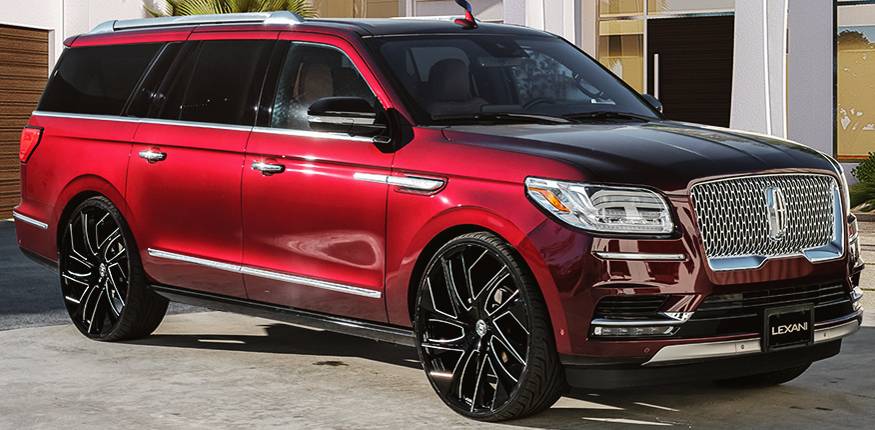 28 inch Lexani Ghost Wheels on 2019 Navigator