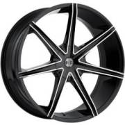 2Crave No. 29 Black Machined Wheels