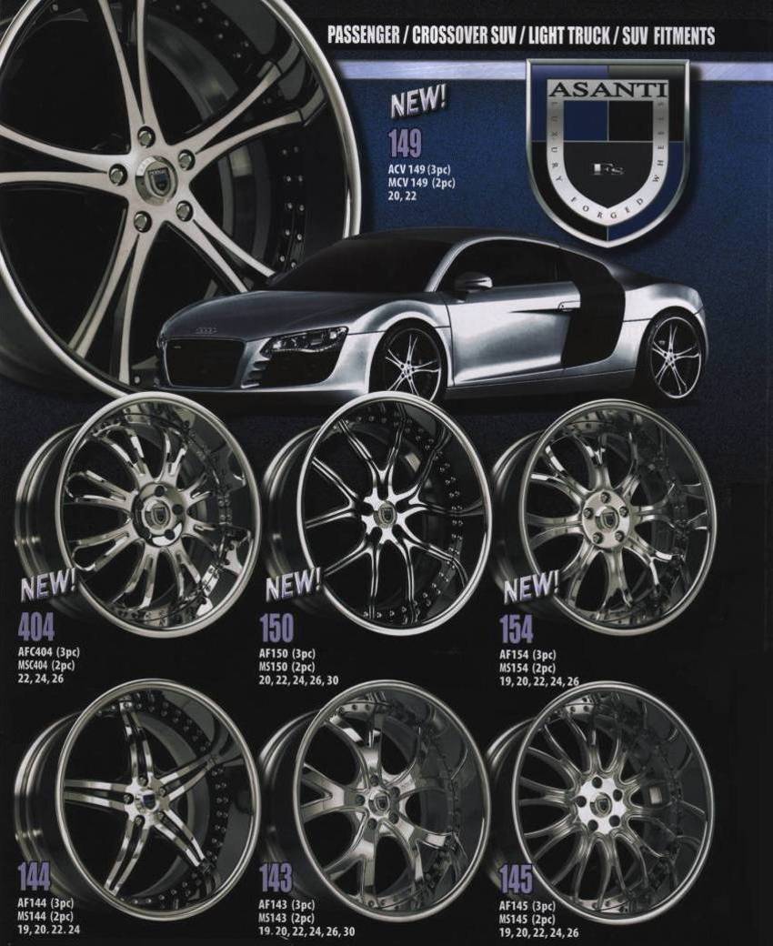 Asanti Luxury Alloy Wheels