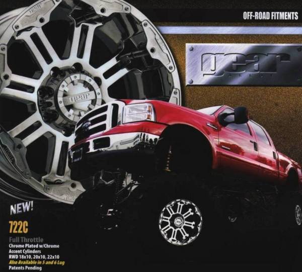 GEAR ALLOYS WHEELS for Off-Road Trucks