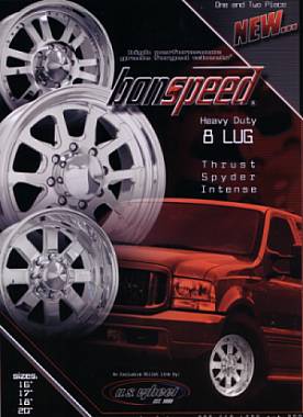 bonspeed Heavy Duty 8 LUG Billet wheels