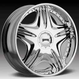 DUB CREAM CHROME WHEEL