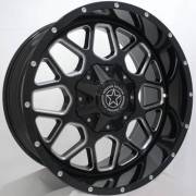 DWG Offroad DW14 Gunner Gloss Black Milled Wheels