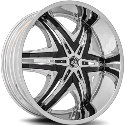 Diablo Elite Chrome Wheels with Black Inserts