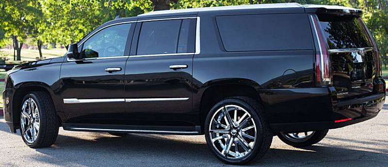 Diablo Dagger Wheels on Cadillac Escalade