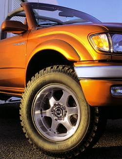 Toyota Tacoma riding on 17x8 Enkei RT6