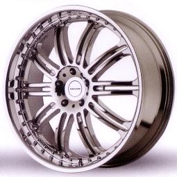 KMC KM127 Dime Chrome