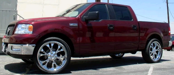 Milano Motoring M722 Chrome Wheels on Ford F150