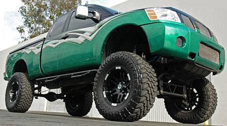 Nissan Titan ridin' on Black Moto Metal 951s