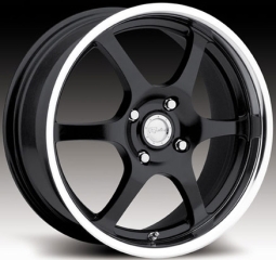 17x7.5 Raceline Style 126 black 4-lug >> $799 set