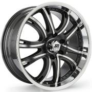 SSC 292A Black Machined Wheels