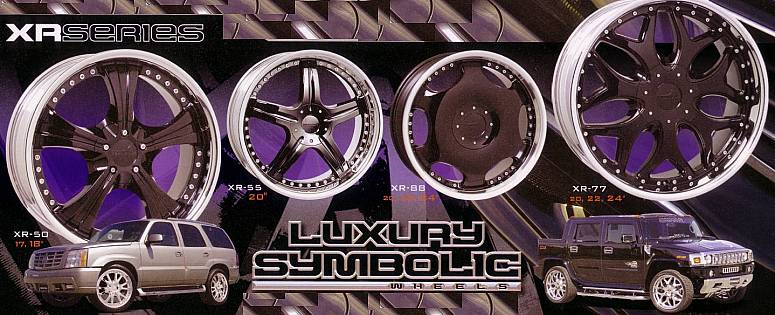 LUXURY SYMBOLIC WHEELS XR SERIES BLACK