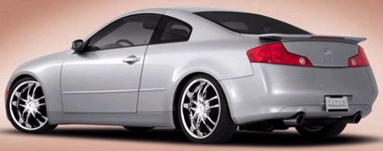 Zinik Z7 Adrian Chrome Wheels on Infiniti G35