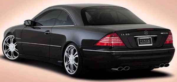 Zinik Z9 Sabini Chrome Wheels on Mercedes CL55