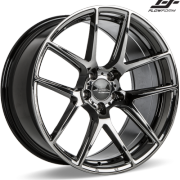 Ace AlloyAFF02 Black Chrome Wheels