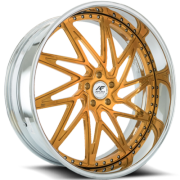 Amani Drama Gold Chrome Wheels