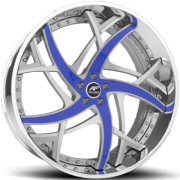 Amani Limited Blue Brushed Wheels