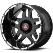 Asanti Offroad AB-809 Black Wheels