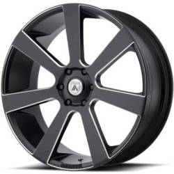 Asanti ABL-15 Satin Black Milled Wheels