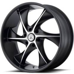 Asanti ABL-17 Satin Black Machined Wheels