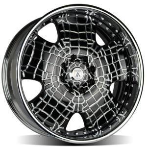 Asanti AF1128x165.1 Black Crocodile Wheels