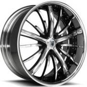 Asanti DA175 Chrome and Black Wheels