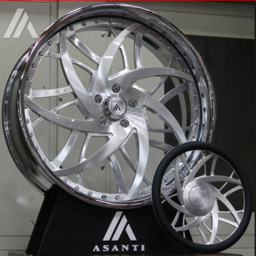 Asanti FS10 Wheel with Matching Steering Wheel