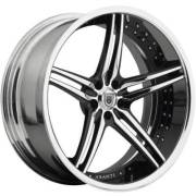 Asanti 805<br>Black and Chrome Wheels