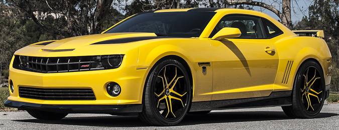 Chevrolet Camaro on Asanti CX173 Black and Yellow