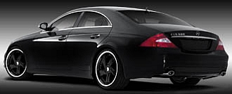 Arelli Mezlan Black on Mercedes Benz CLS500