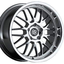 Beyern Type Mesh Chrome Alloy Wheels