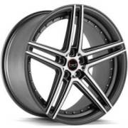 Blaque Diamond BD-6 Matte Graphite Machined Wheels