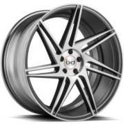 Blaque Diamond BD-1 Matte Graphite Machined Wheels