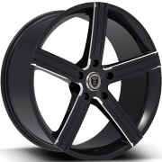 Borghini BW39A Black Machined Wheels