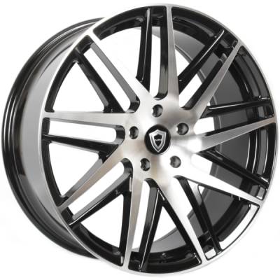 Capri 0103 Gloss Black Machined Wheels