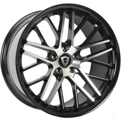 Capri 0104 Gloss Black Machined Wheels