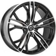 Capri 5189 Black Machined Wheels