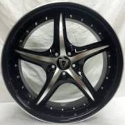 Capri 5193 Black Machined Wheels