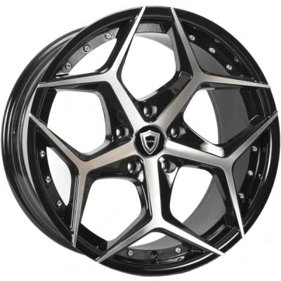 Capri 5194 Gloss Black Machined Wheels