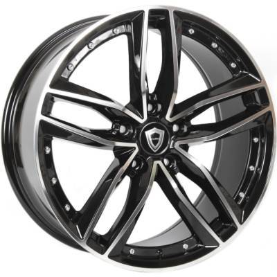 Capri 5228 Gloss Black Machined Wheels