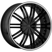 Cratus CR008 Gloss Black Machined Ring