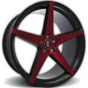 Curva Concepts Wheels C-55 Red and Black