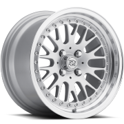 Drag Concepts R17 Silver Machine Wheels