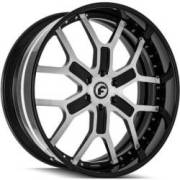 Forgiato GTR-6 Black and Brushed Wheels