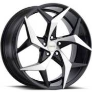 Forte F78 Shuriken Black Machined Wheels