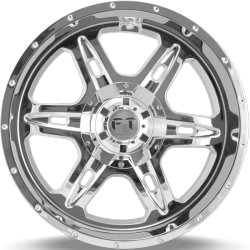 Full Throttle FT-6054 Bullet Chrome Wheels